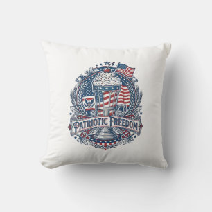 Coussin Milkshake Patriotique Americana