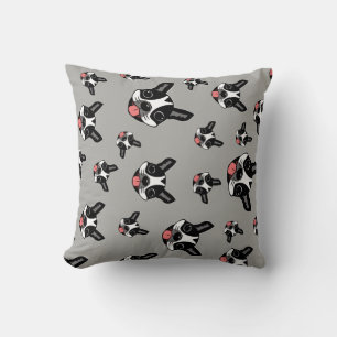Coussin Milo le Boston Terrier