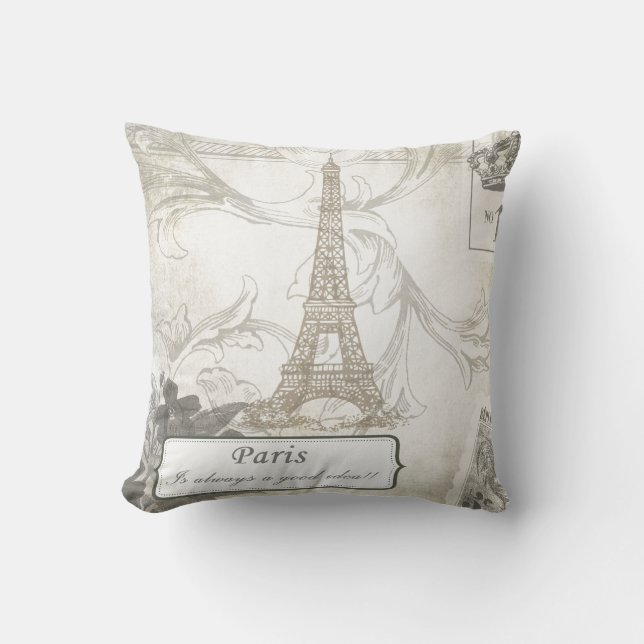 Coussin Minable :  Paris est toujours une bonne idée ! (Recto)