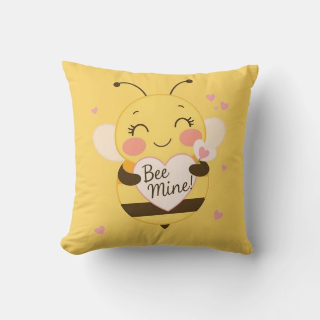 Coussin Mine d'abeilles (Recto)