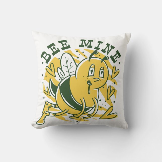 Coussin Mine d'abeilles (Recto)