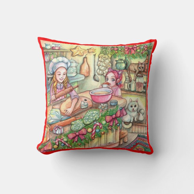 Coussin Mini chef en cuisine (Recto)