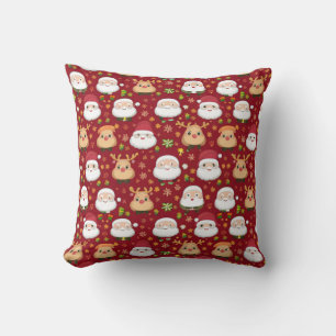 Coussin Mini Santas Et Rennes De Charme