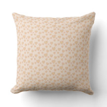 Coussin Minimal Beige Heart – Aesthe Romantique