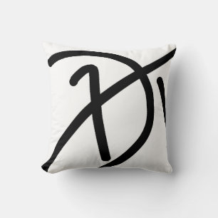 Coussin Minimalisme Abstrait Art Motif noir blanc