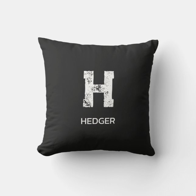 COUSSIN MINIMALIST WHITE ONE LETTER MONOGRAM NAME BLACK  (Recto)