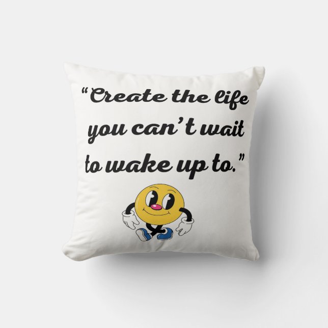 Coussin minimaliste chaleureux (Recto)