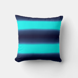 Coussin minimaliste turquoise vert bleu