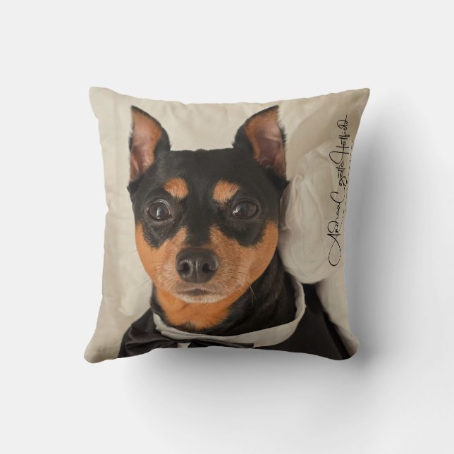 Coussin MinPin Tux (Verso)