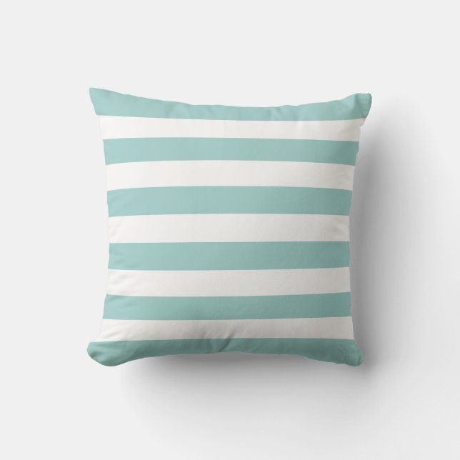 Coussin Mint Stripes (Recto)