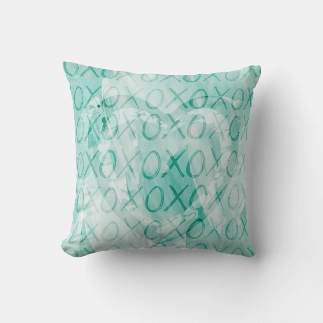 Coussin Mint XOXO Love (Recto)
