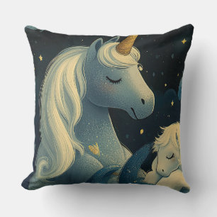 Coussin Minuit Unicorne Stwood Party
