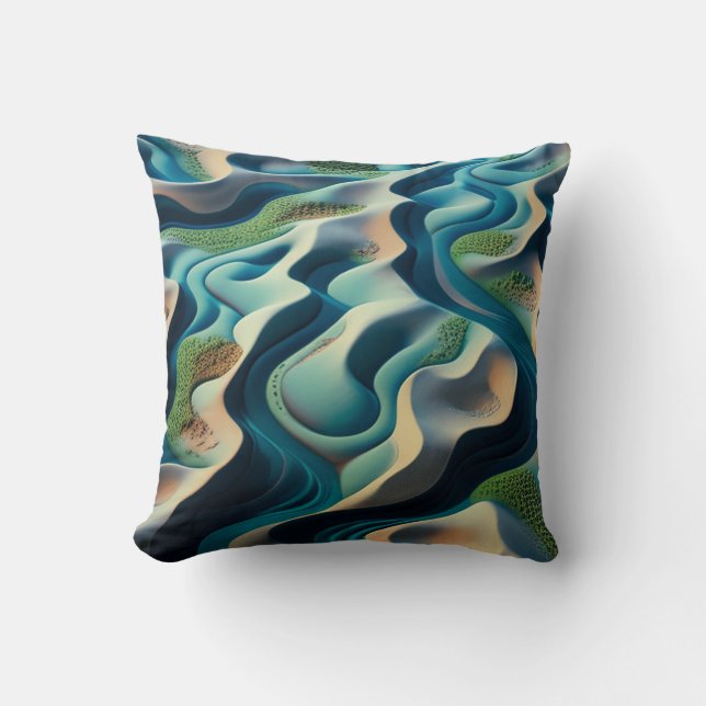 Coussin Mirage currents (Recto)