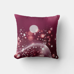 Coussin Miroir compact Design élégant rose et blanc