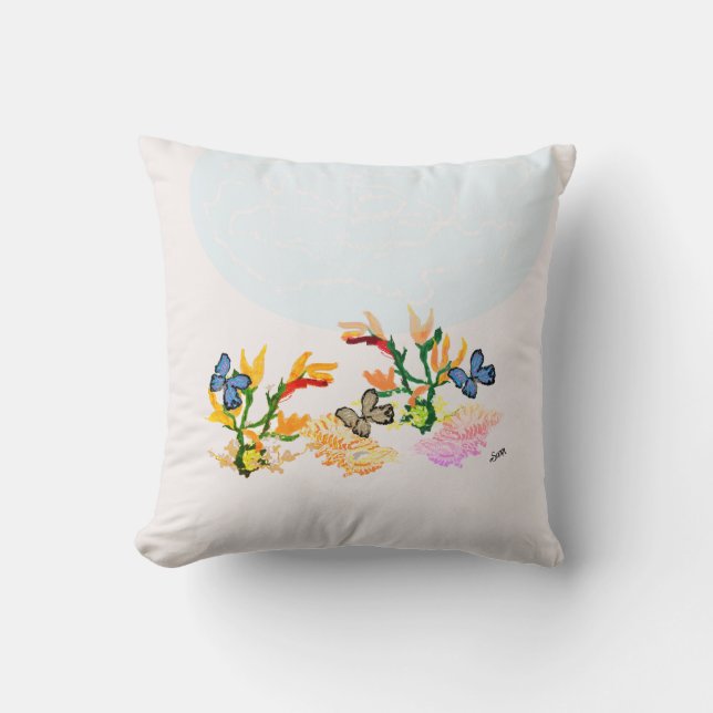 Coussin Miroir Compact : Paisible  (Recto)
