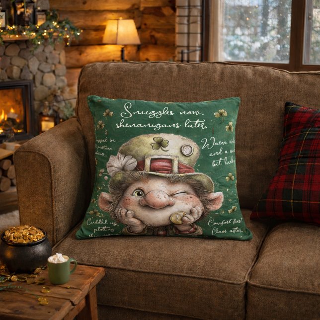 Coussin Mischievous Leprechaun  (Créateur téléchargé)