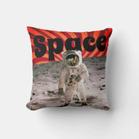 Mission de l'astronaute spatial en spirale vintage