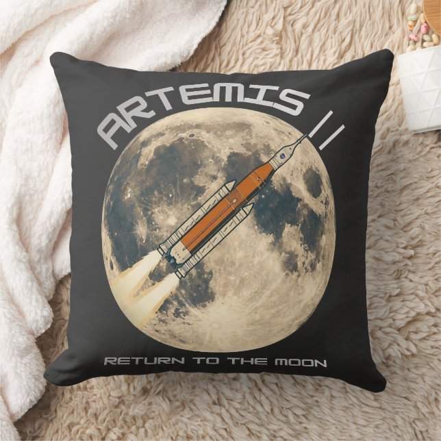 Coussin mission lunaire artémis (Couverture)
