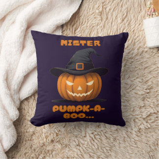 Coussin Mister Pumpk-A-Boo Halloween Pumpkin