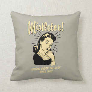 Coussin Mistletoe : Embrasser Sous Le Bush Depuis 1378