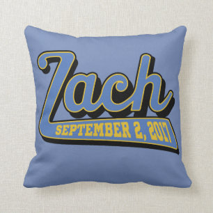 Coussin mitzvah de la barre des zach