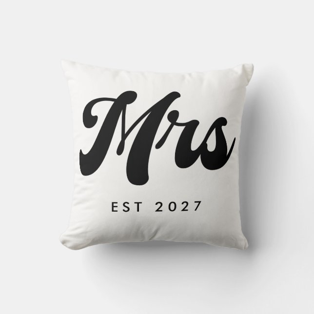 Coussin Mme EST année (Recto)