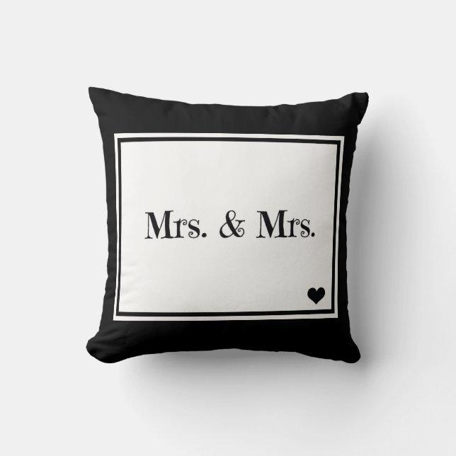Coussin Mme et Mme (Recto)