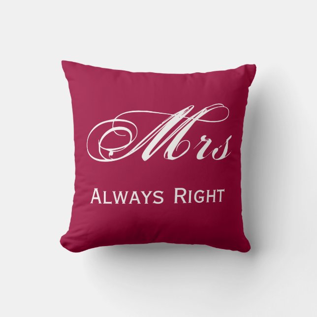 Coussin Mme. Toujours bien (Recto)