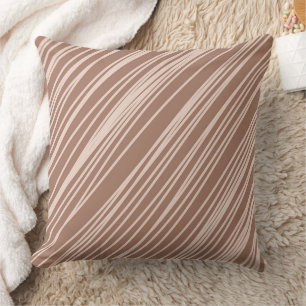 Coussin Mocha Mousse Abstraite ligne de gribouillis à main