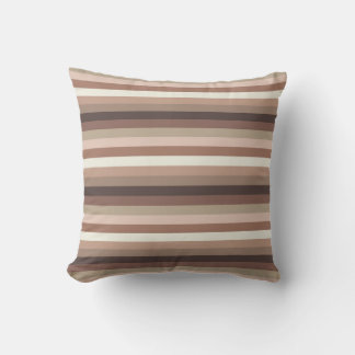Coussin Mocha Mousse et Accessoires Motif à bande horizont