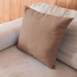 Coussin Mocha Mousse Solid Brown<br><div class="desc">Cette conception peut être personnalisée en choisissant l'option Modifier la conception. Vous pouvez également transférer sur d'autres objets. Contactez-moi à l'adresse colorflowcreations@gmail.com ou utilisez l'option conversation en haut de la page si vous souhaitez avoir cette conception sur un autre produit ou si vous avez besoin d'aide pour cette conception. Je...</div>