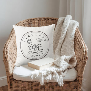 Coussin Mode Avion Voyage Décoration Aviation