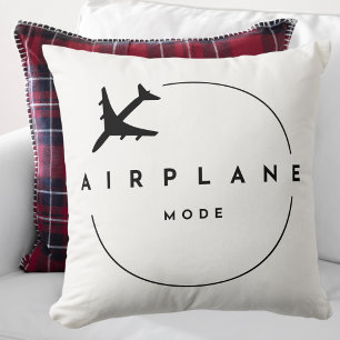 Coussin Mode avion, Voyage, Script minimal, Aviation
