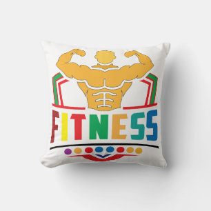 Coussin Mode de vie Fitness – S'entraîner dur rester fort