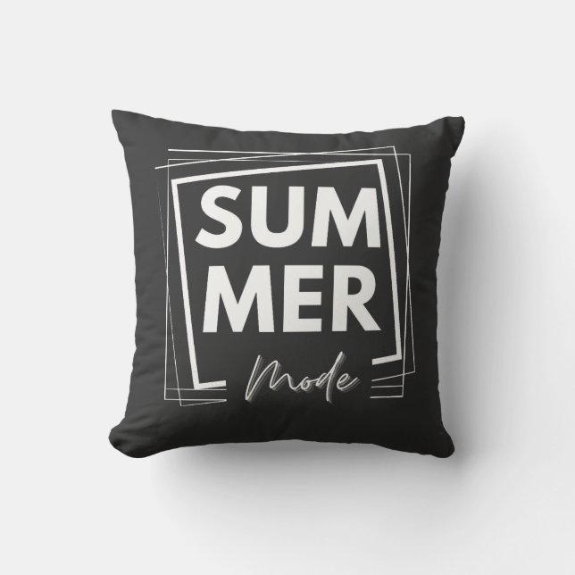 Coussin mode été (Recto)