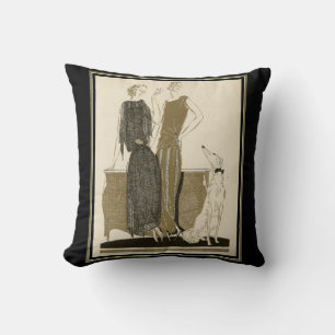 Coussin Mode française Art déco des années 1920