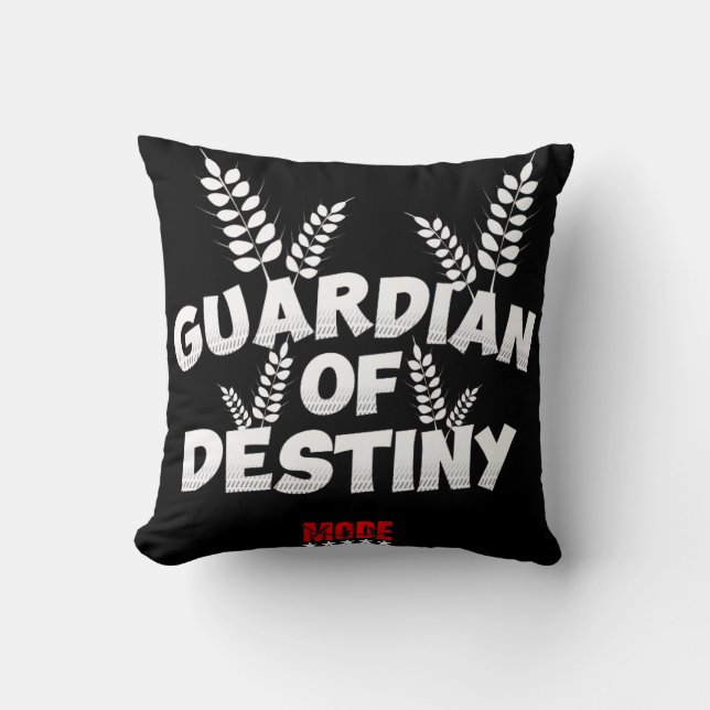 Coussin Mode Gardien du Destin (Recto)