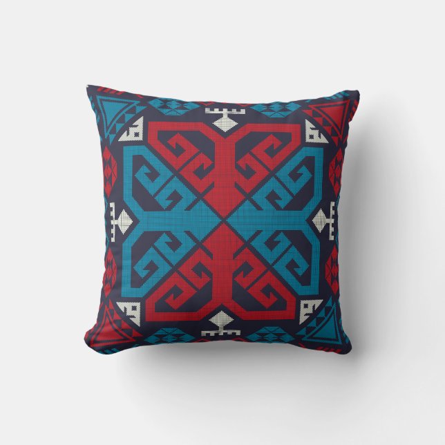 Coussin Mode géométrique classique mignon tendance coloré (Recto)