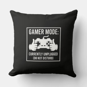 Coussin Mode Joueur Actuellement Débranché Vidéo Drôle de