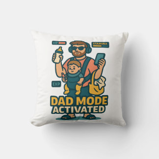 Coussin Mode Papa Activé - Parentalité à la manière des ga