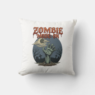 Coussin Mode Zombie Halloween Main Cimetière de Lune_1