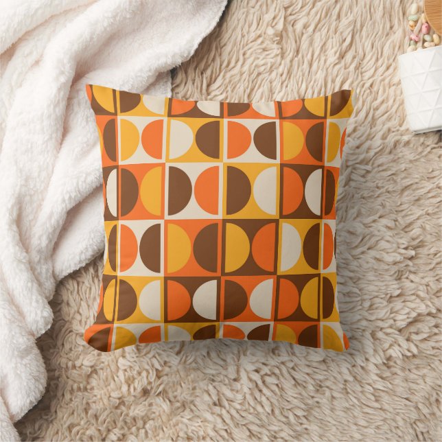 Coussin Modèle abstrait géométrique moderne du milieu du s (Couverture)