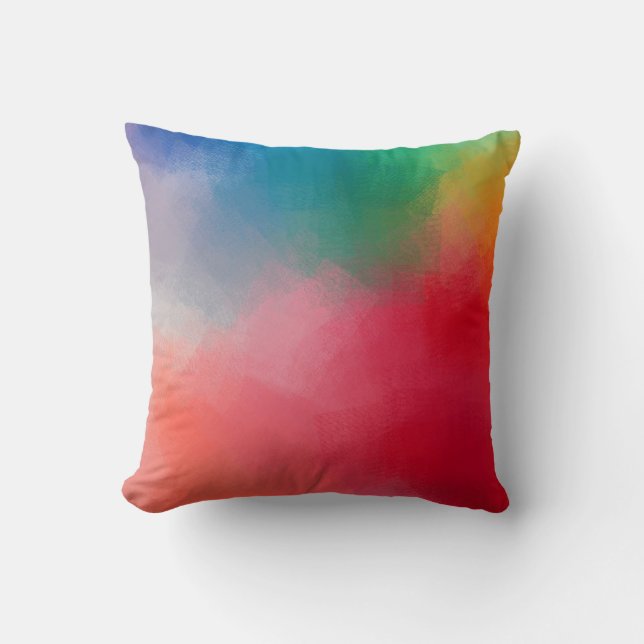 Coussin Modèle Abstrait moderne et coloré tendance (Recto)
