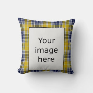 Coussin Modèle - Crête + Tartan