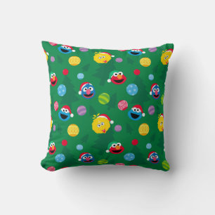 Coussin Modèle d'arbre de Noël de Rue Sésame