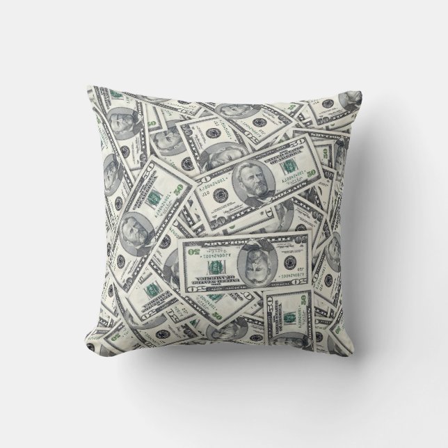 Coussin Modèle de billet de cinquante dollars (Recto)