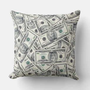 Coussin Modèle de billet de cinquante dollars