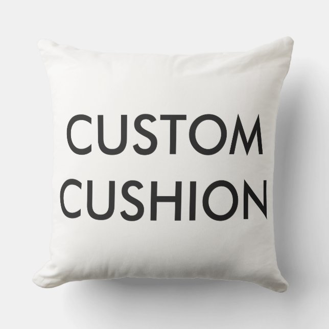 Coussin Modèle de blanc de carreau personnalisé par (Recto)