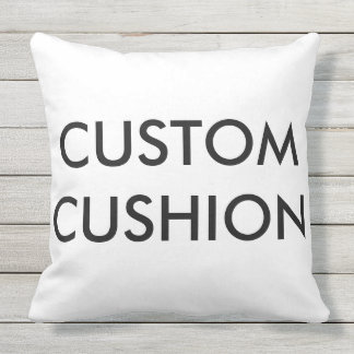 Coussin Modèle de blanc de carreau personnalisé par