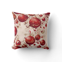 Modèle de boules rouges de Noël